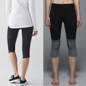 Lululemon Seamlessly Street Crop & In The Flow Crop II Leggings Bundle 4